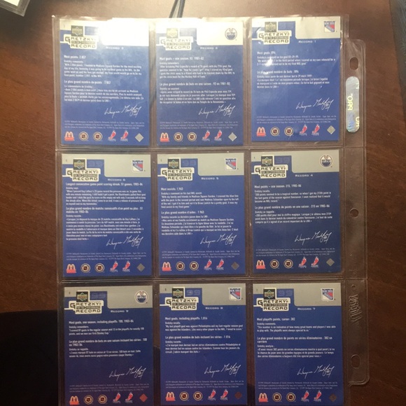 1999-00 McDonald's Upper Deck GRETZKY Performance for the Record Complet… - Picture 7 of 8